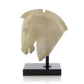 Alabaster Mane Sculpture