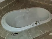 H1 & H2 - (2) Oval Drop-In Air Jetted Bathtub, 33 x 60, White Acrylic, Never used, Price for each