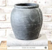 11.8" Black Line Planter