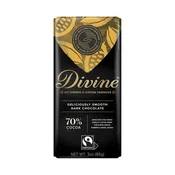 70% Dark Chocolate - Divine Chocolate -3 oz