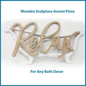 Relax Tub Bathroom Wall Decor