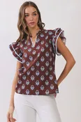Charlotte Floral Blouse