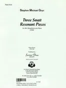 3 Small Resonant Pieces for Alto Sax & Piano by Gryc-Ps2132