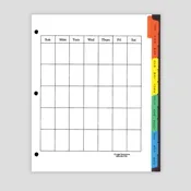 Calendar Tabs