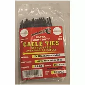 100PC BLACK 4" 18# LIGHT