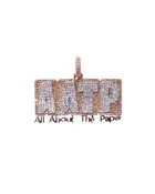 0.88ctw diamond All About The Paper rose gold pendant 10K