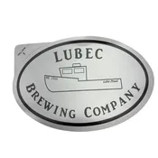 Lubec Brewing Company Oval Sticker - Durable Vinyl, Coastal Design — LUBEC T-SHIRT COMPANY