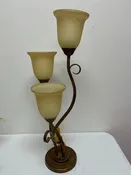 3 Globe Scrolled Lamp