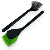 Grey Long Handle Body Brush