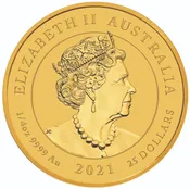 THE PERTH MINT – AUSTRALIAN SPOTTED EAGLE RAY 2021 1/4oz GOLD BULLION COIN
