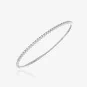 1.01ctw Natural Diamond Flex Bangle