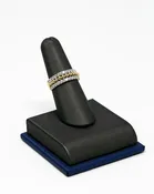 3 Row Diamond in Yellow Gold