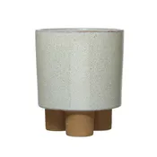 Stoneware Footed Planter
