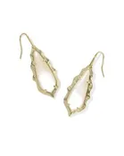 Adriana Scallop Frame Drop Earrings