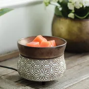 2 in 1 Classic Warmer - Bronze Geometric