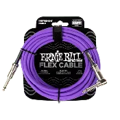 Ernie Ball FLEX Straight to Straight Instrument Cable 10 ft. Blue