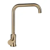 Flow MaxT Square Gooseneck Faucet - Satin Bronze