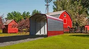 12x20x9 Regular Roof Metal Carport - Eagle Carports