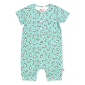 Baby Sharks Organic Cotton Henley Bodysuit