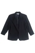Black Wool Blazer | L