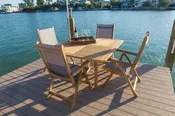 Dolphin Table 50″ Square