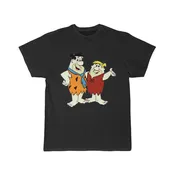 FLINTSTONES Fred Flintstone and Barney Rubble Short Sleeve Tee