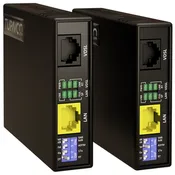 Ethernet Extender Kit - 2pc Pair TEX-100 - Range up to 1 Mile over Phone Copper Wire or Network Cable