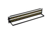 12G+ BNC Coaxial Bulkhead Patch Panel, 2x24, 2 RU