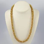 14k Gold Navajo Pearl Necklace