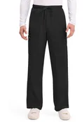 Cherokee Ultra CK279A: Men’s Mid Rise Zip Fly Straight Leg Pant in Black