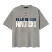 Dallas Mavericks Fear Of God Dark Heather Essentials Short Sleeve Tee