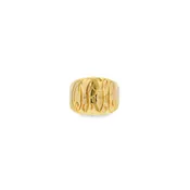 GC Originals 14K Yellow Gold GC Small Cigar Band with Hand Engraving