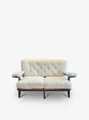 1970's Sofa by Guillerme et Chambron