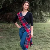 American Dream Tartan Wool Sash