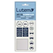 Lutema Premium Reusable Anti-Fog Cloth for Eyeglasses - Made in Germany - Microfiber Cleaning Cloth/Wipe for Screen, Goggles and Ski Masks (All Lens)