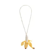 Banana Yellow Crochet Bag Charm