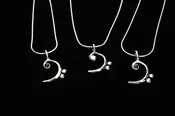 Bass Clef Pendant