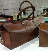 1933 Weekender Duffel Bag (Tobacco Snakebite)