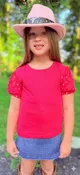 Girls' Puff Sleeve Top | Style GMA-2086