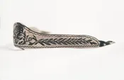 ALM-103-TNDV Cowboy Boot Tips Nickel and Black