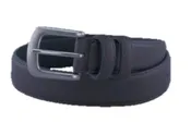 1 1/4″ Smooth Leather Belt – Navy