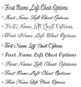Add Embroidered Name to Front
