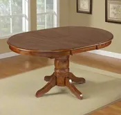 42" Round Pedestal Table w/Butterfly Leaf by Tennessee Enterprises 6357BW Discontinued