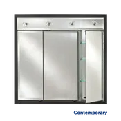 Integral Lighted Triple Door