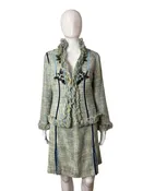 Tweed Skirt Suit Set