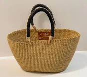 African Kinkahe Straw Basket