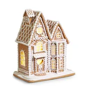 12" Lighted Gingerbread House