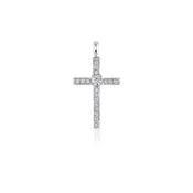 14KT 0.75CT Cross Diamond Pendant