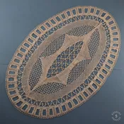 Oval Doily - Star