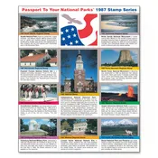 1987 Passport Stamp Set